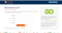 Desktop Screenshot of brandstone.com